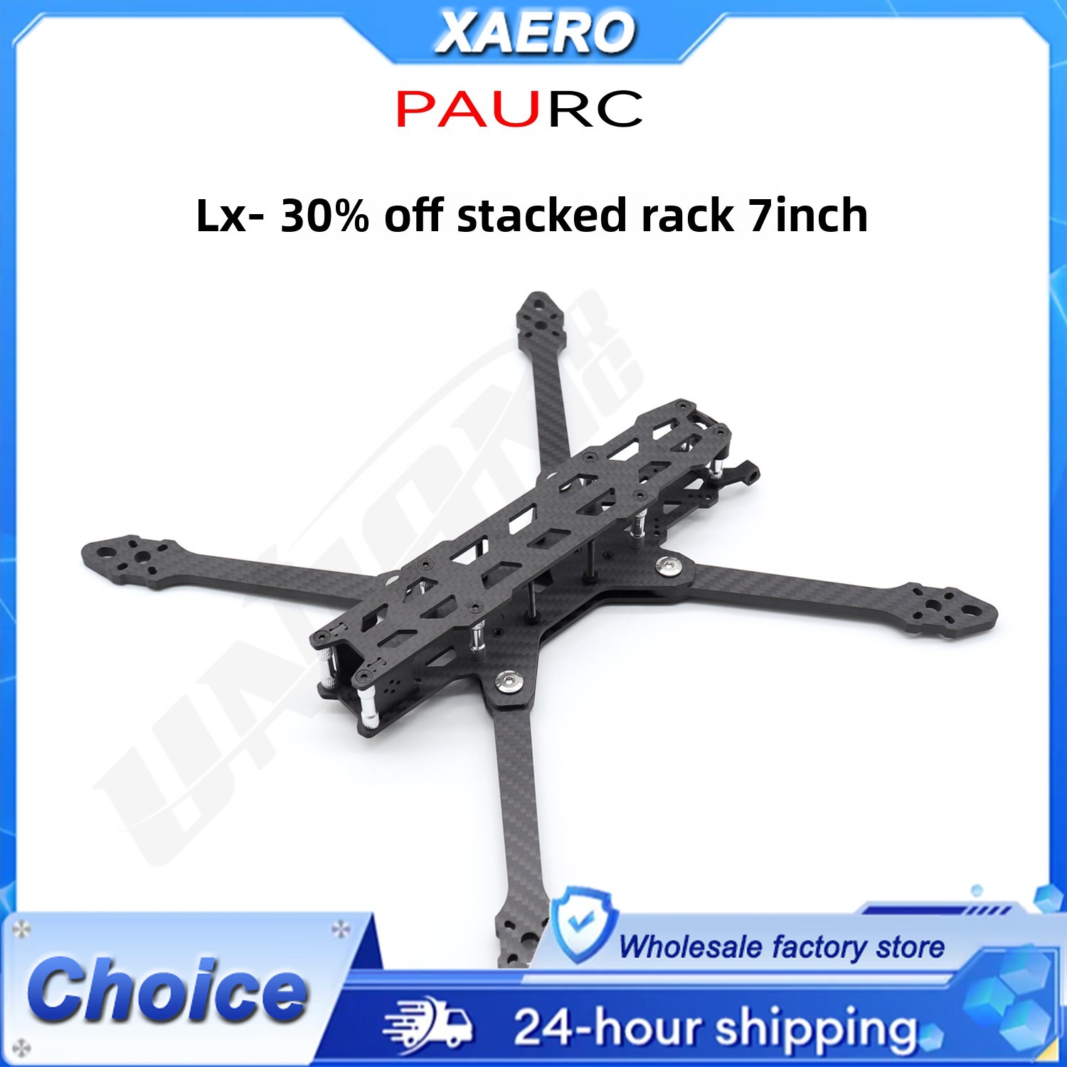 PAURC LX-7 Foldable 7 Inch FPV - Drone Kit Octocopter 评论和价格